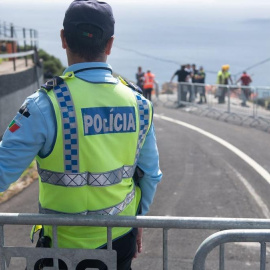 Un agente de policía portugués en una fotografía de archivo.