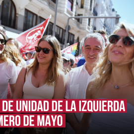 La clase trabajadora desborda las calles el 1 de mayo mientras la izquierda ofrece una imagen de unidad