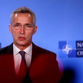 El secretario general de la OTAN, Jens Stoltenberg, durante una rueda de prensa en la sede de la organización militar en Bruselas. REUTERS/Johanna Geron