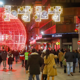 Luces navideñas en Vigo