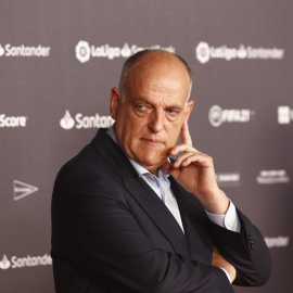 El presidente de la LaLiga, Javier Tebas. E.P.