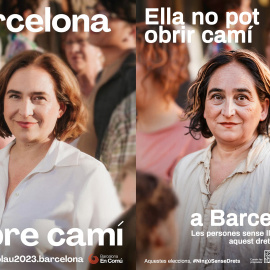 La candidata de Barcelona En Comú, en la campanya d'Arrels Fundació