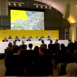 Junta de accionistas de Ferrovial de 2024, celebrada en Amsterdam.