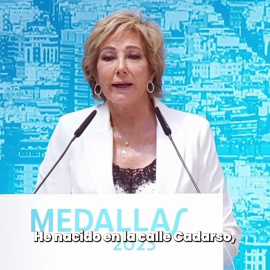 El discurso de Ana Rosa Quintana al recoger la medalla de San Isidro: "Me he criado en Usera, en un barrio obrero, antes de que fuera Chinatown"