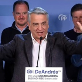 De Andrés: "El PP ha conseguido el propósito, que era mejorar en votos, escaños y porcentaje"