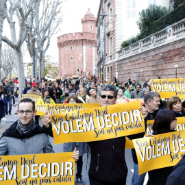 05/11/2016 - Manifestació de fa uns anys a Perpinyà en motiu de la Diada de la Catalunya Nord.