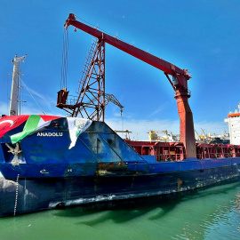 Rumbo a Gaza barco carga