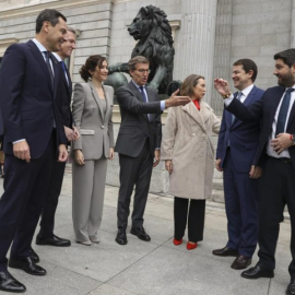 Alberto Nuñez Feijóo con los presidentes autonómicos