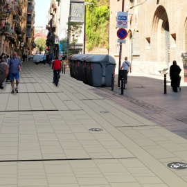 Simulació del futur carrer Sant Antoni Abat a Ciutat Vella.