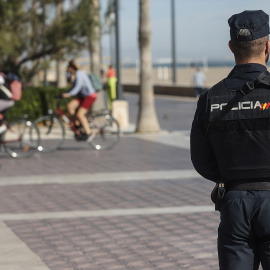 Fotografía de archivo de un agente de la Policía Nacional.