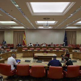 Vista general de la reunión de la diputación permanente en el Congreso de los Diputados. E.P./Jesús Hellín