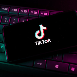 Foto de archivo del logo de TikTok, a 7 de febrero de 2023.