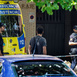 Policía y los servicios de emergencias en Burgos. Imagen de Archivo.