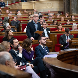 07/05/2024 El diputado de ERC Josep Maria Jové interviene durante una sesión de control al Govern en Barcelona, a 6 de marzo de 2024.