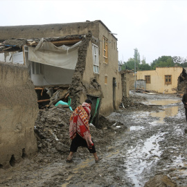 Foto de archivo de los estragos causados por las inundaciones en la provincia de Logar, en Afganistán, en 2022