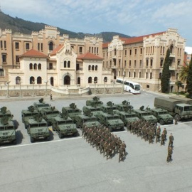 Regimiento de Infantería 'Barcelona' 63 en el Cuartel del Bruch.