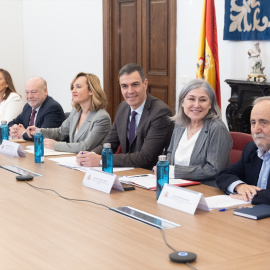 la reunión con el Consejo Escolar del Estado, en la sede del Consejo Escolar del Estado, a 25 de enero de 2024, en Madrid (España).