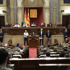 Foto de archivo de una sesión plenaria en el Parlament, en Barcelona, a 5 de marzo de 2024.