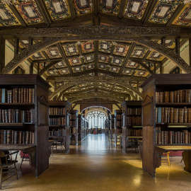 Biblioteca Bodleiana, en la Universidad de Oxford.