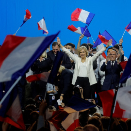 21/02/2022. Valerie Pecresse, candidata a la presidencia, durante  la campaña electoral.