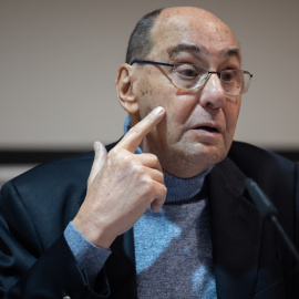 El vicepresidente del Parlamento Europeo entre 1999-2014, Alejo Vidal-Quadras, ofrece una rueda de prensa, en la Asociación de la Prensa, a 23 de febrero de 2024, en Madrid.