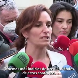 VÍDEO | Más Madrid amplía la denuncia contra Ayuso aportando más contratos con su hermano y sobrecostes en el Zendal