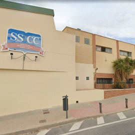 Fachada del colegio privado concertado Sagrados Corazones de Alicante