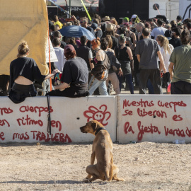 03/01/24. Unas cinco mil personas se encuentran concentradas desde el pasado sábado en una fiesta clandestina o 'rave' en Fuente Álamo (16.000 habitantes) bajo la denominación 'big fucking party' ubicada en el circuito municipal de velocidad de esta lo