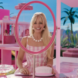 La actriz Margot Robbie durante un fragmento de la película 'Barbie'.