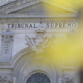 La fachada del Tribunal Supremo, a 15 de octubre de 2021, en Madrid.