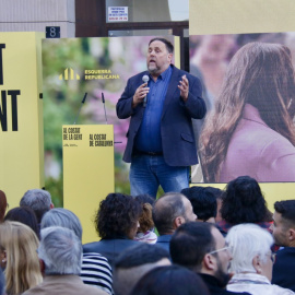 03/05/2024 - Oriol Junqueras en un acte a Lleida en la recent campanya electoral per a les eleccions al Parlament del 12-M.