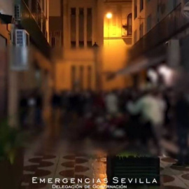 Imagen de uno de los desalojos de discotecas en Sevilla.