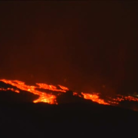 Rayos volcánicos y terremotos, así se comporta el volcán de La Palma