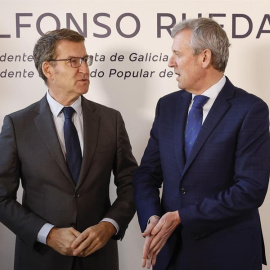 Alberto Núñez Feijóo y Alfonso Rueda