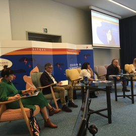 Panel de expertos en cuestiones de Salud Mental durante el seminario Lundbeck "Covid-19 & Depresión, la tormenta perfecta".