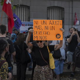 Imagen de archivo de una manifestación en Chile en apoyo a las huelgas en Argentina contra las reformas de Milei a 24 de enero de 2024.