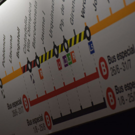 Imatge d'arxiu del metro de Barcelona.