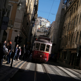 Imagen de una calle de Lisboa.