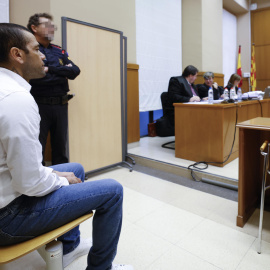 El exfutbolista Dani Alves en la Audiencia de Barcelona, a 5 de febrero de 2024.