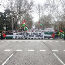 Miles de personas se manifiestan en Madrid en solidaridad con Palestina y contra el "genocidio" israelí