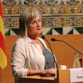 La nova presidenta de l'Institut d'Estudis Catalans, Teresa Cabré.