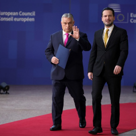 01/02/2024 El primer ministro húngaro, Viktor Orbán, a su llegada al Consejo Europeo en Bruselas en diciembre de 2023.