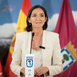 La portavoz del PSOE en el Ayuntamiento de Madrid, Reyes Maroto, en una rueda de prensa, a 28 de mayo de 2024.