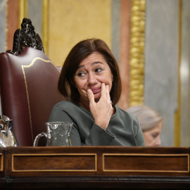 La presidenta del Congreso, Francina Armengol, durante una sesión plenaria, en el Congreso de los Diputados, a 28 de mayo de 2024, en Madrid.