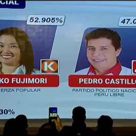 Keiko Fujimori aventaja a su rival en los primeros resultados de las elecciones presidenciales en Perú