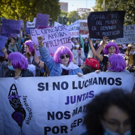 24/11/21. Se han convocado manifestaciones feministas por toda España con motivo del 25N