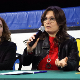 Laura Vilagrà presideix l'assemblea general de l'Associació de Micropobles de Catalunya.