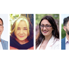 Manu Castro, Marga Ferré, Sol Sánchez y Carlos Sánchez Mato, candidatos a liderar IU Madrid