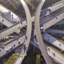 Vista de la autopista 407 ETR en Toronto (Canadá), una de las 'joyas de la corona' del grupo Ferrovial.