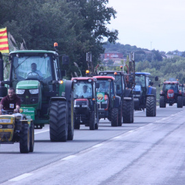 10/2021 - Tractorada del passat octubre a l'Empordà contra la construcció d'un aeròdrom.